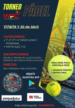 Cartel del torneo